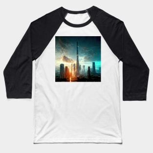 Future Cities Series Baseball T-Shirt